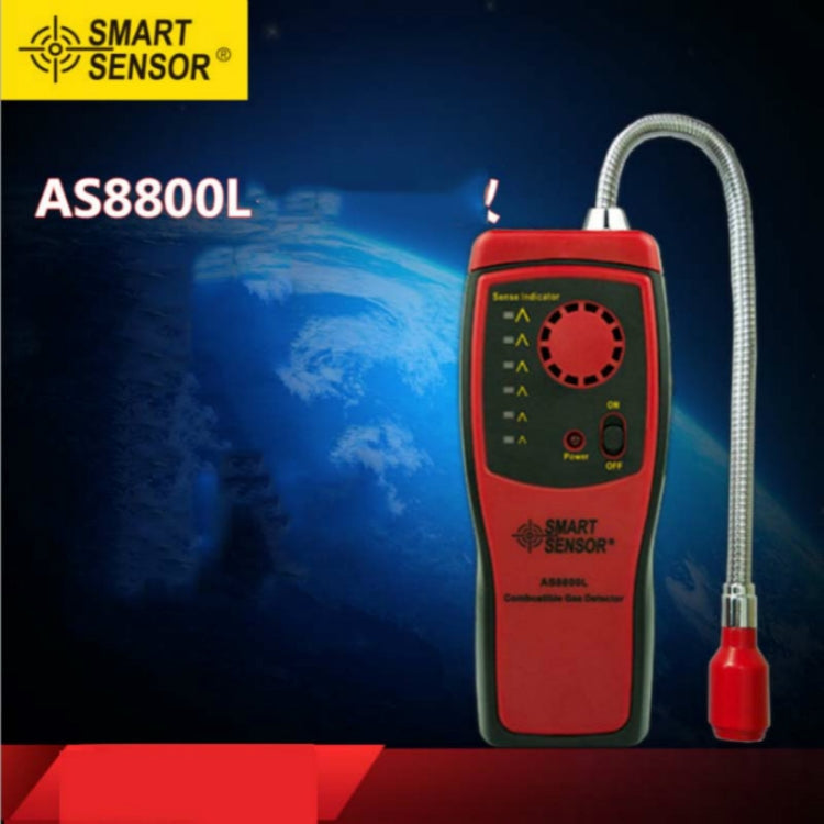 Detector de gas combustible AS8800L, alarma de detección de fugas de gas, detector de fugas de gas natural para el hogar, AS8800L
