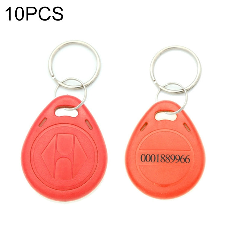 10 PCS 125KHz TK/EM4100 Llavero con chip de tarjeta de identificación de proximidad