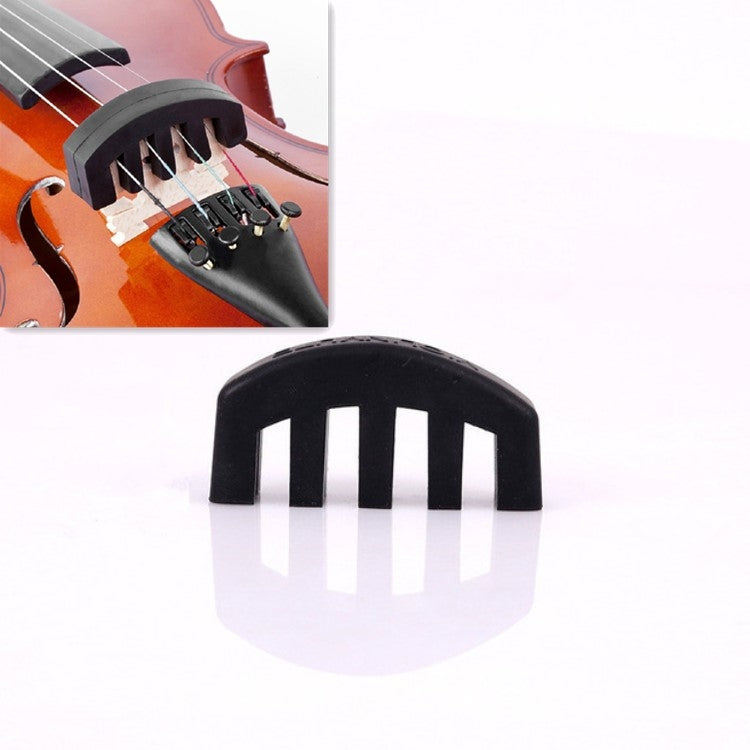 10 PCS Silenciador de silicona Equipo de silencio Sourdine para violín
