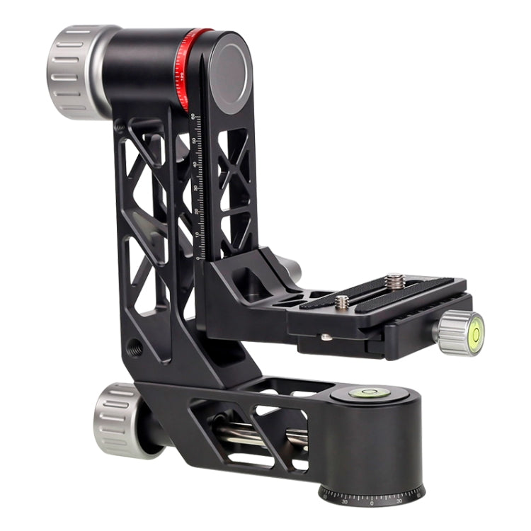 Xiletu Xgh3 Cabeza de trípode de cardán hueco voladizo horizontal con rotación de 360 grados, Xgh3
