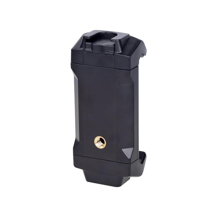 Xiletu Xj-13 Transmisión en vivoAbrazadera para teléfono con montaje en trípode con orificios para tornillos de 1/4 de pulgada y base de zapata fría, Phone Clamp