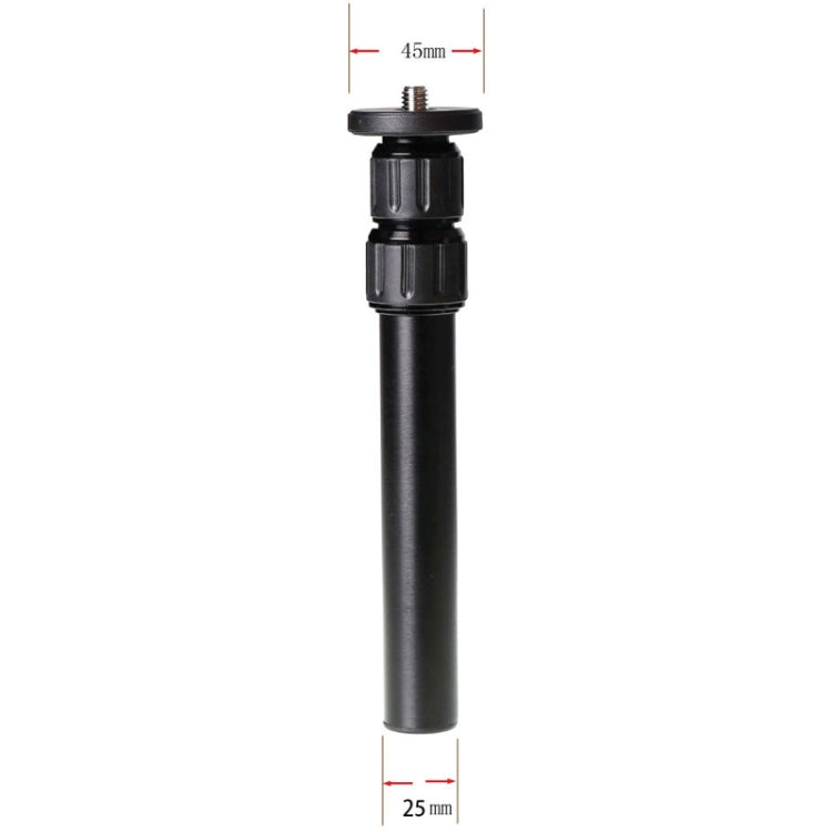 Xiletu XM263A Varilla de extensión monopié de montaje en trípode ajustable de mano de metal de aluminio