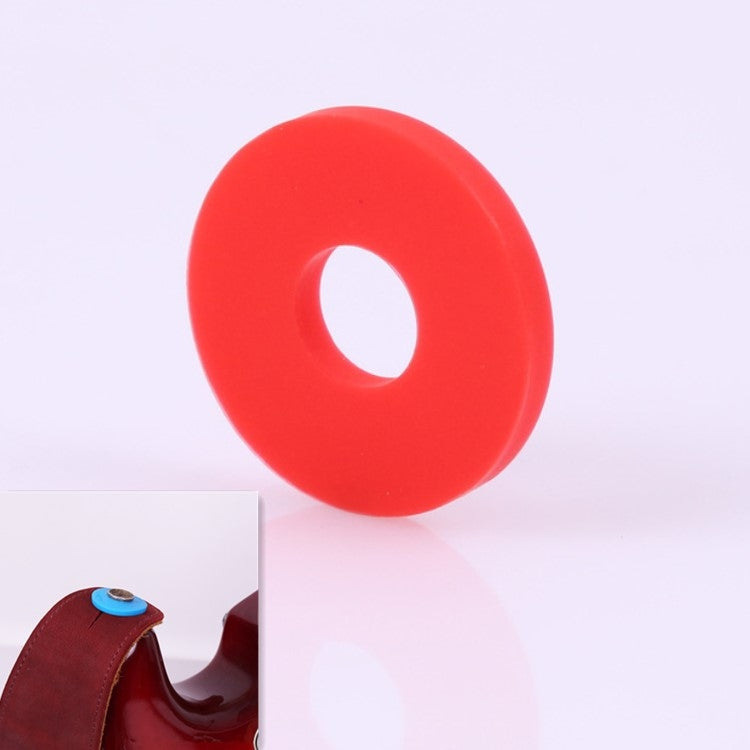 10 PCS Sin versión de palabra Correa de guitarra de silicona Hebilla Perno trasero