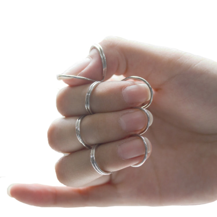 Púa de anillo de resorte de metal para guitarra, Metal Spring Ring Pick