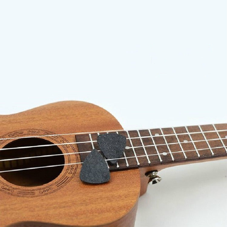 10 púas de fieltro de lana para guitarra y ukelele