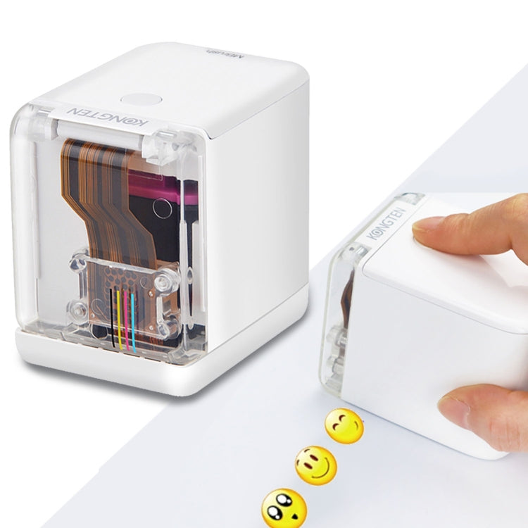 Impresora de mano Mbrush, impresora de inyección de tinta portátil a todo color con contenido personalizado, con cartuchos de tinta, Mbrush