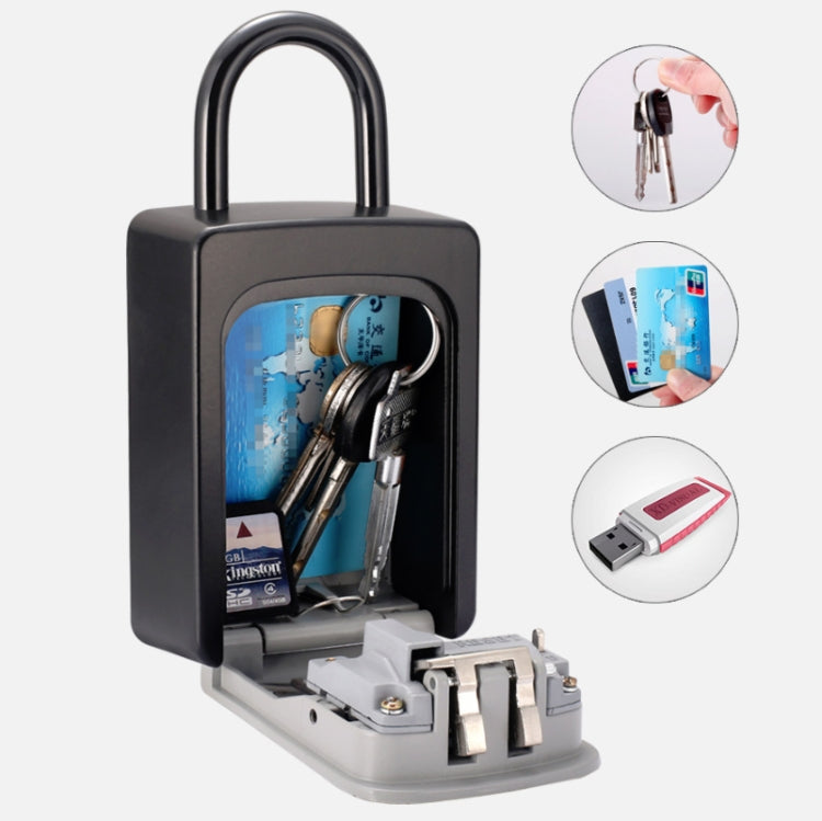 Caja de contraseña con llave decorativa colgante sin instalación KS6500, Grey