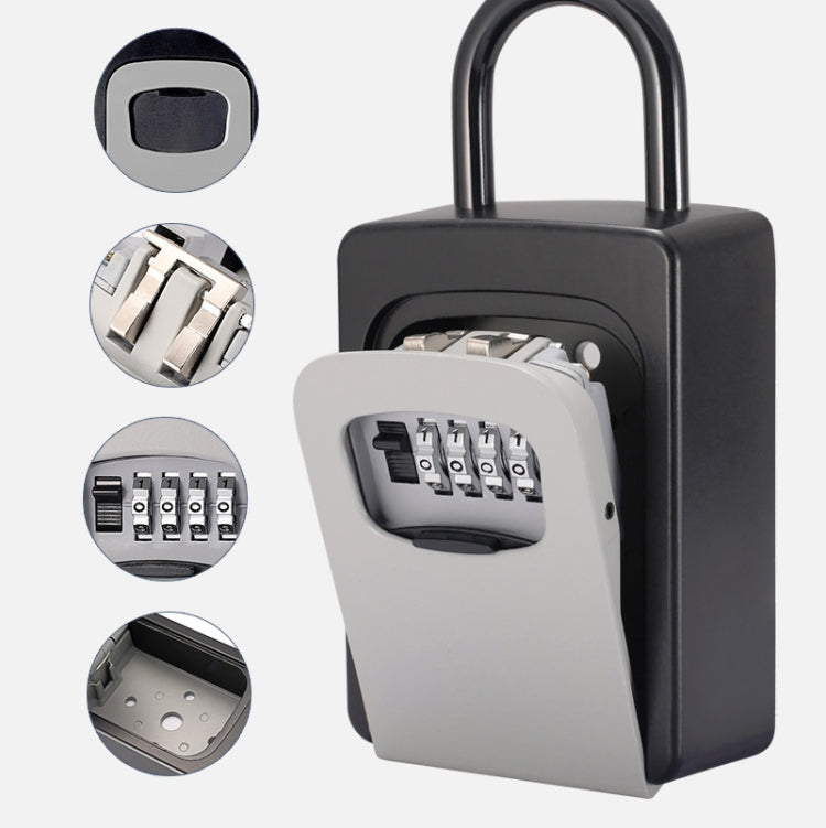 Caja de contraseña con llave decorativa colgante sin instalación KS6500, Grey