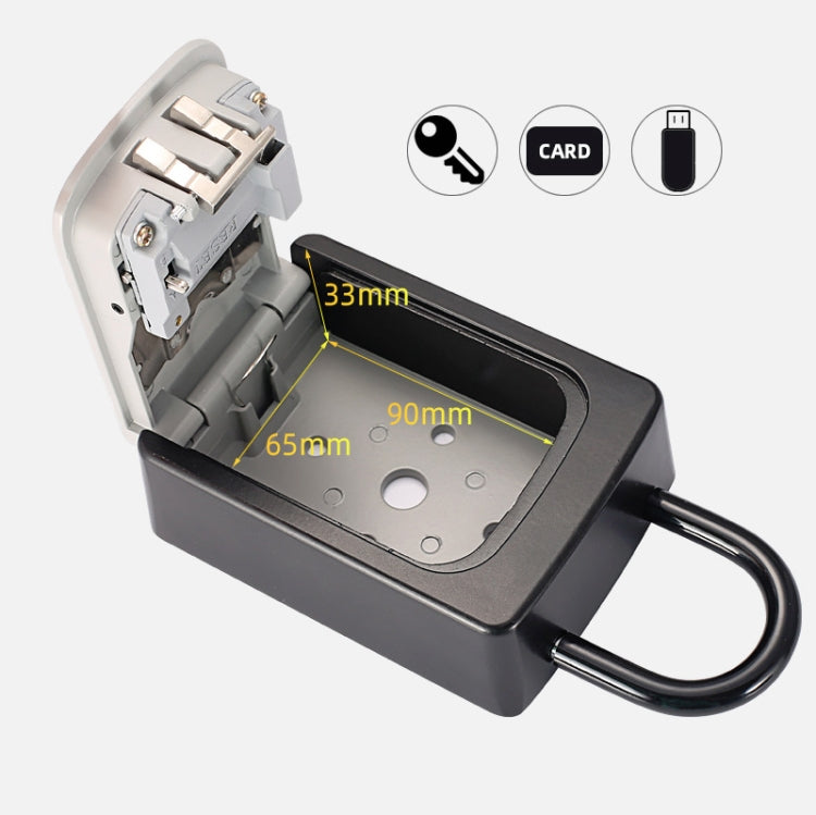 Caja de contraseña con llave decorativa colgante sin instalación KS6500, Grey