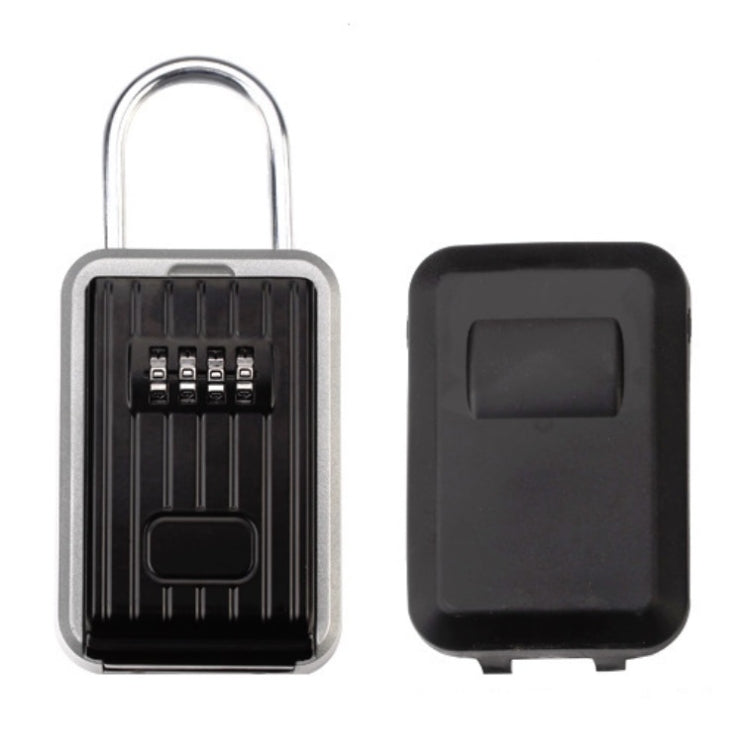 Caja de claves con contraseña Caja de metal montada en la pared Caja de contraseñas Caja de almacenamiento antirrobo para llaves al aire libre, Regular, Waterproof Cover
