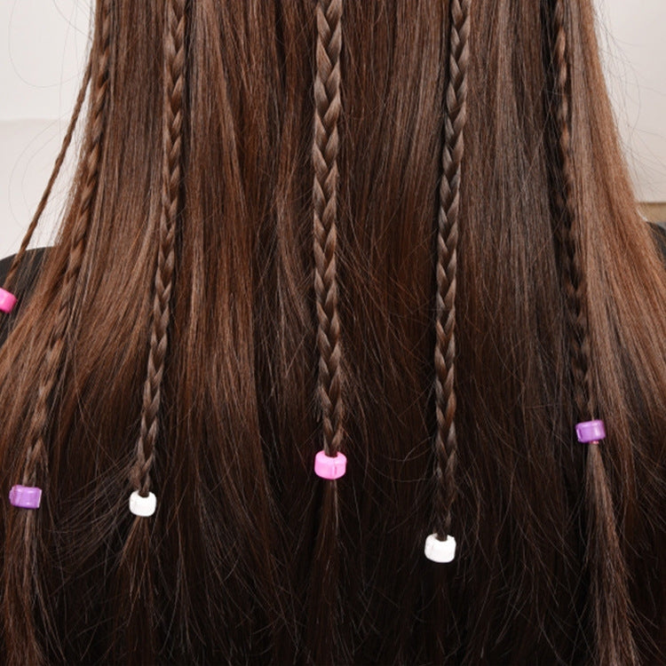 Máquina de trenza de cabello de tres hebras de juguete eléctrico con lazo para el cabello para niños, Three-Strand Hair Braid Machine