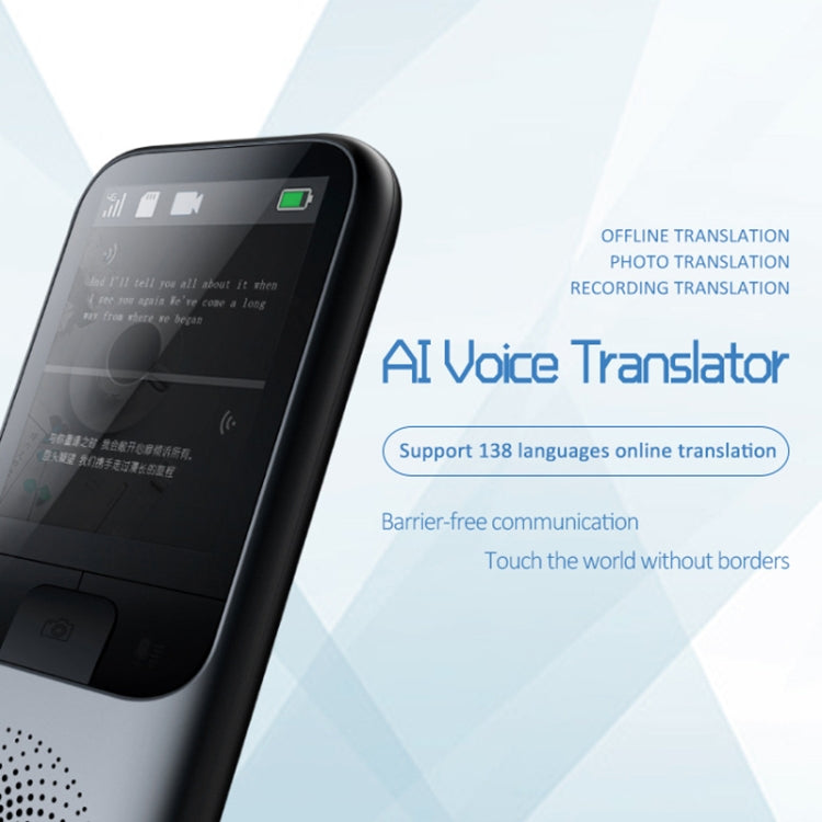 Traductor de voz inteligente T11 WIFI Traducción de idiomas de inteligencia artificial