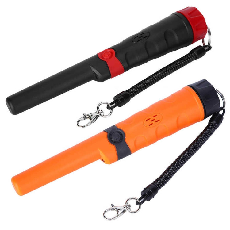Detector de metales de sensibilidad ajustable con varilla de posicionamiento de metales de alta sensibilidad resistente al agua MD970, Positioning Rod (Black), Positioning Rod (Orange)