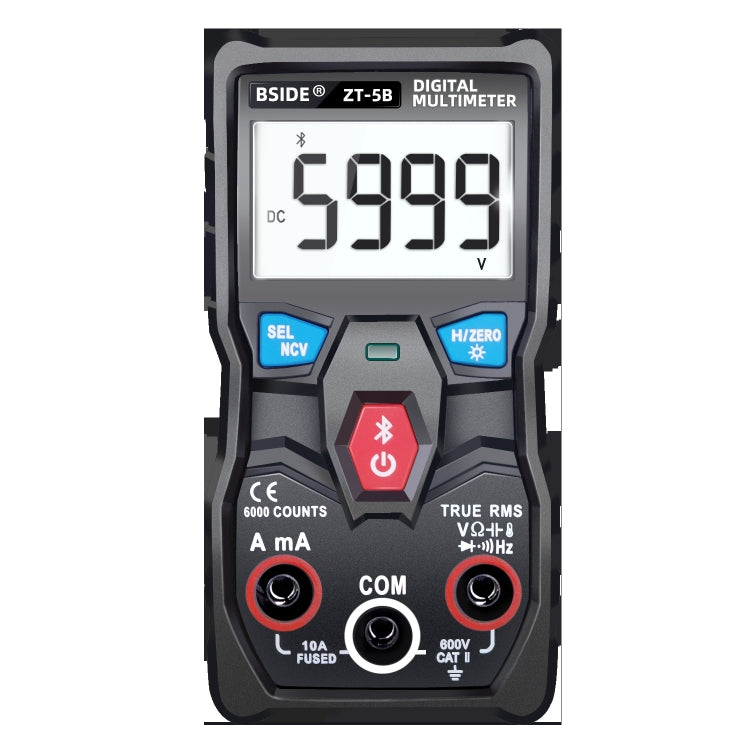 Multímetro digital de rango automático BSIDE ZT-5B Smart Bluetooth 6000 palabras, ZT-5B