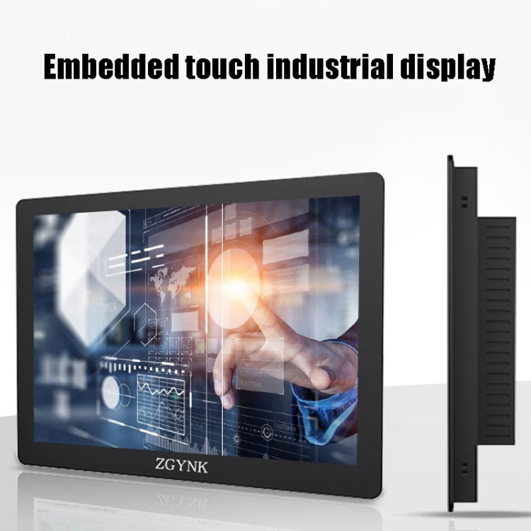 Pantalla industrial integrada ZGYNK KQ101 HD, 10 inch  Embedded, 15.6 inch  Embedded, 10 inch  Resistive, 15.6 inch  Resistive, 10 inch  Capacitive, 15.6 inch  Capacitive