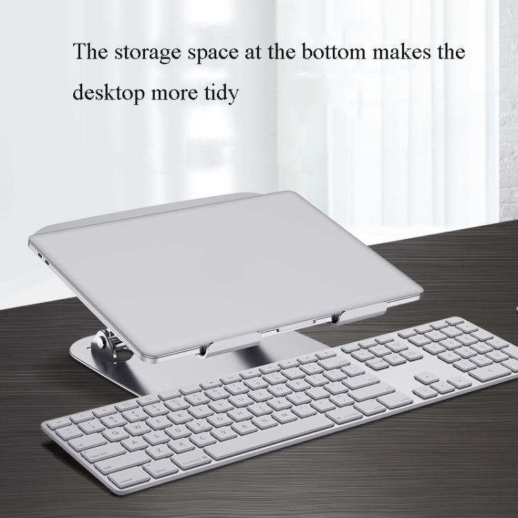 Soporte para computadora portátil Soporte para tableta de aleación de aluminio Soporte para escritorio en vivo