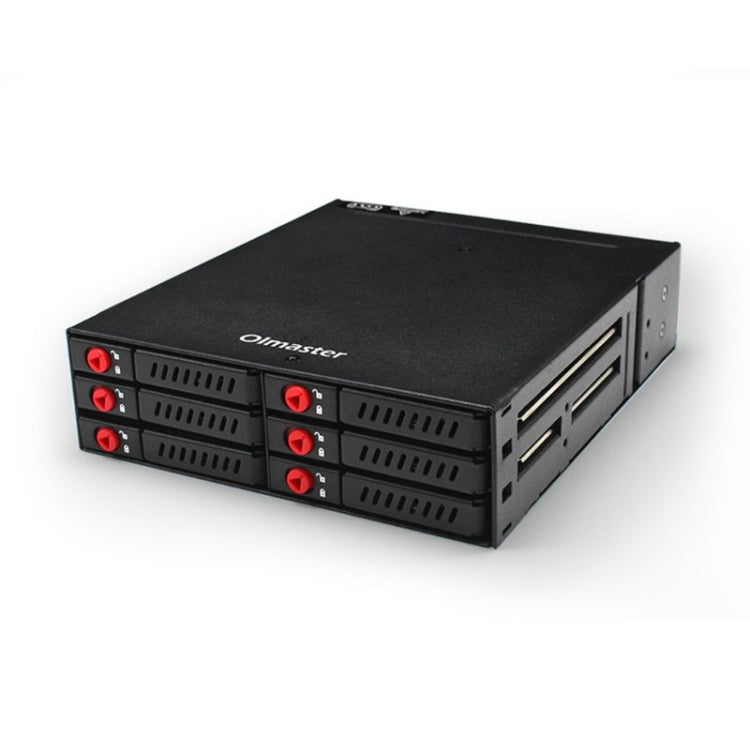 Caja de disco duro con unidad óptica de seis bahías OImaster MR-6601, MR-6601