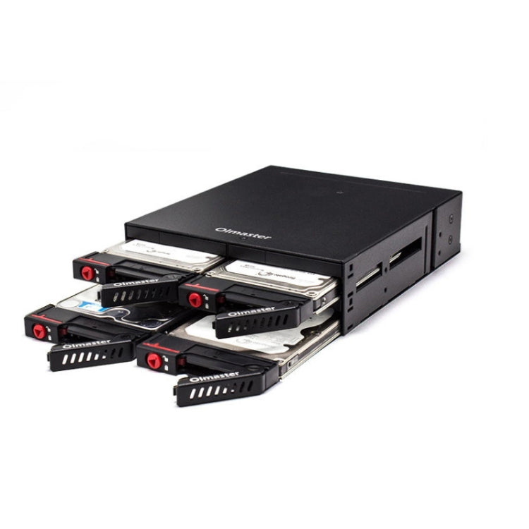 OImaster MR-6401 Caja de disco duro con unidad óptica incorporada en chasis de cuatro bahías, MR-6401