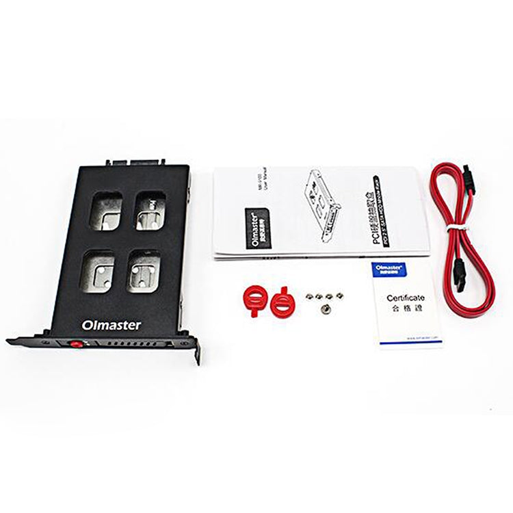 OImaster MR-9100 PCI Caja de disco duro de un solo disco Bastidor de disco duro incorporado, MR-9100
