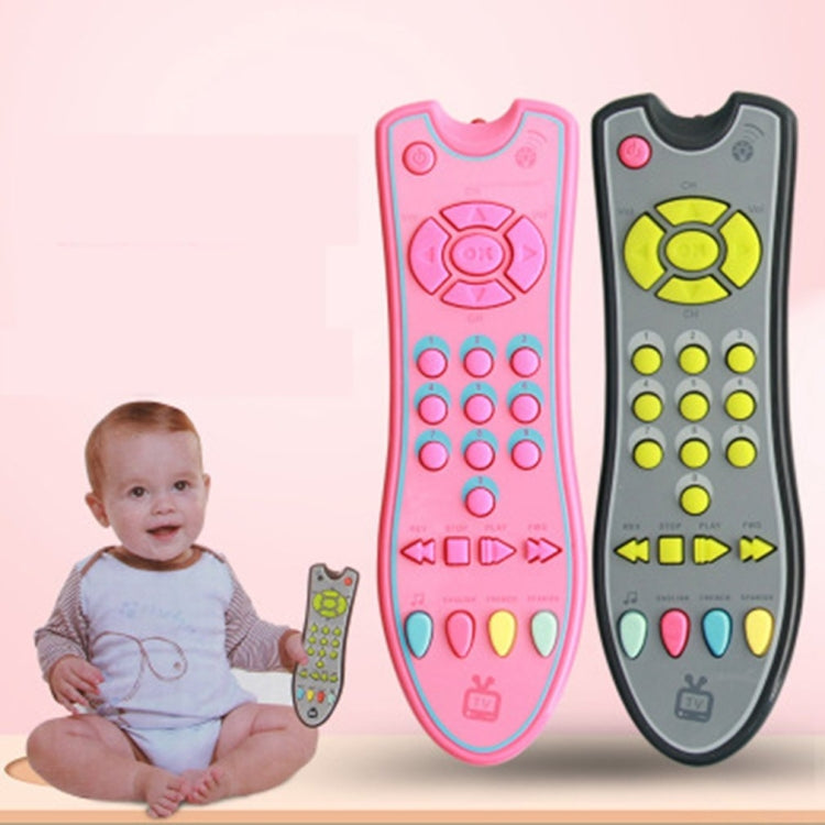 Música simulada TV Control remoto juguetes educativos para edades tempranas máquina de aprendizaje eléctrica juguete para bebé
