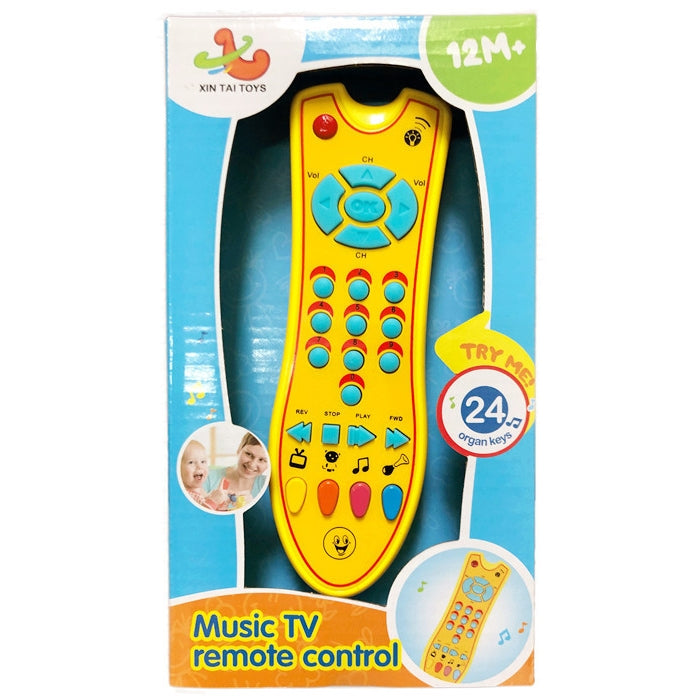 Música simulada TV Control remoto juguetes educativos para edades tempranas máquina de aprendizaje eléctrica juguete para bebé