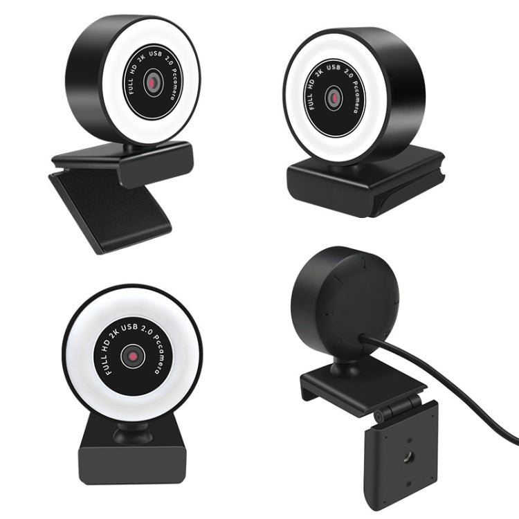 Cámara de luz de relleno HD sin unidad USB X98 con micrófono, 720P, 1080P, 2K Auto Focus
