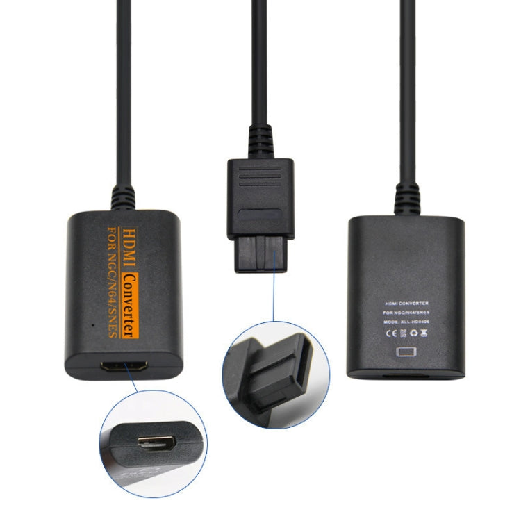 Convertidor de vídeo de consola de juegos retro 720P Convertidor HDMI para NGC/N64/SNES/SFC