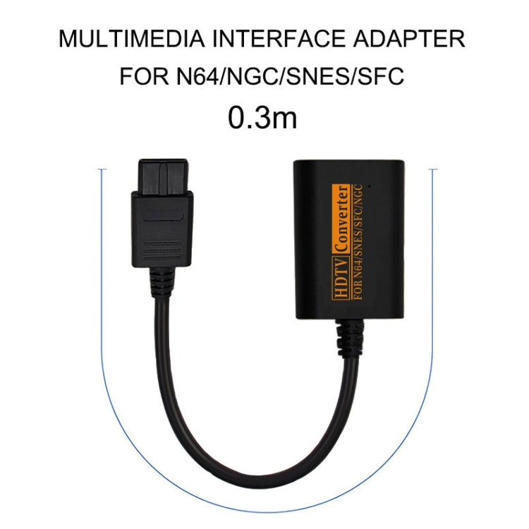 Convertidor de vídeo de consola de juegos retro 720P Convertidor HDMI para NGC/N64/SNES/SFC