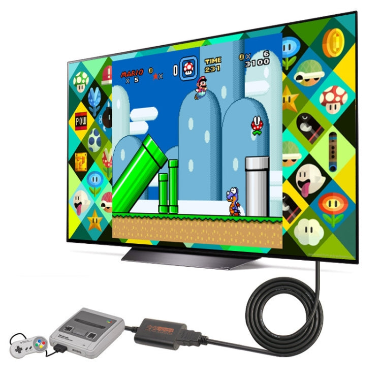 Convertidor de vídeo de consola de juegos retro 720P Convertidor HDMI para NGC/N64/SNES/SFC