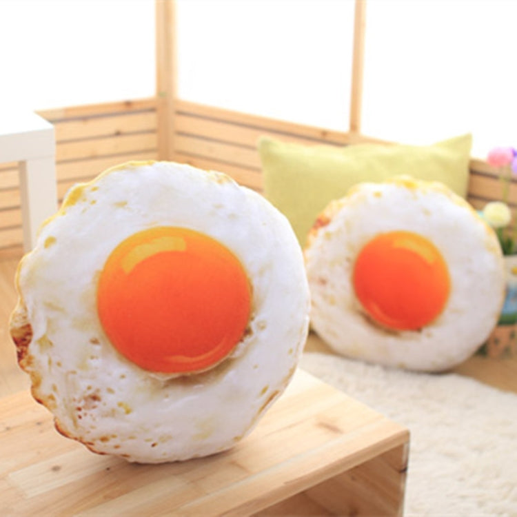 Simulación de algodón relleno suave huevo frito cojín almohada para dormir juguetes de peluche para bebés, Egg