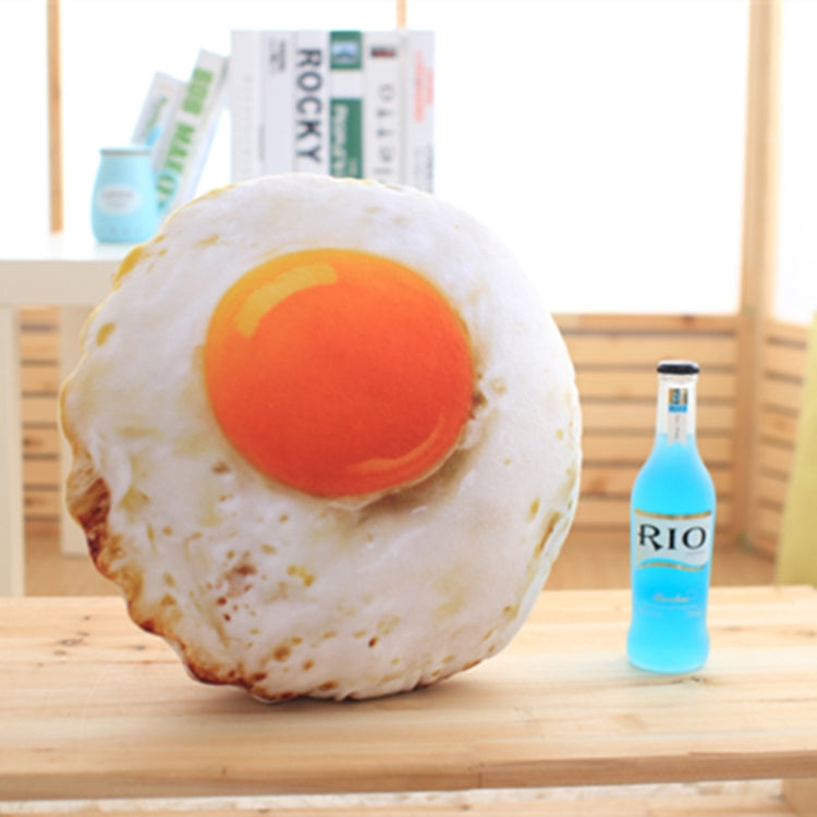 Simulación de algodón relleno suave huevo frito cojín almohada para dormir juguetes de peluche para bebés, Egg