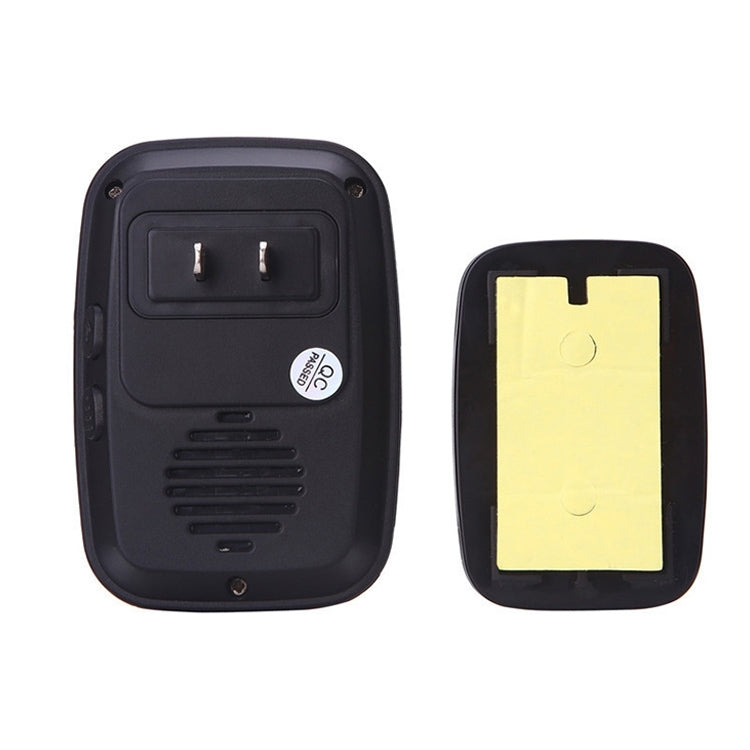 Timbre inalámbrico sin batería, resistente al agua, enchufe de EE. UU., luz LED de largo alcance de 300m, inteligente, EU Plug