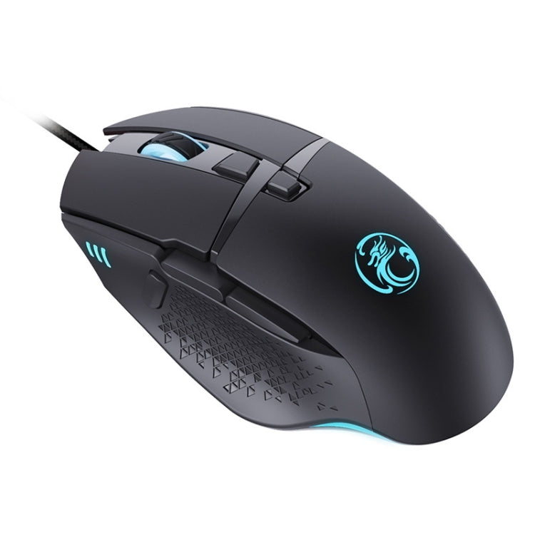 iMICE T91 Ratón luminoso para juegos con cable USB, 8 teclas, 7200 ppp, longitud del cable: 1,8 m