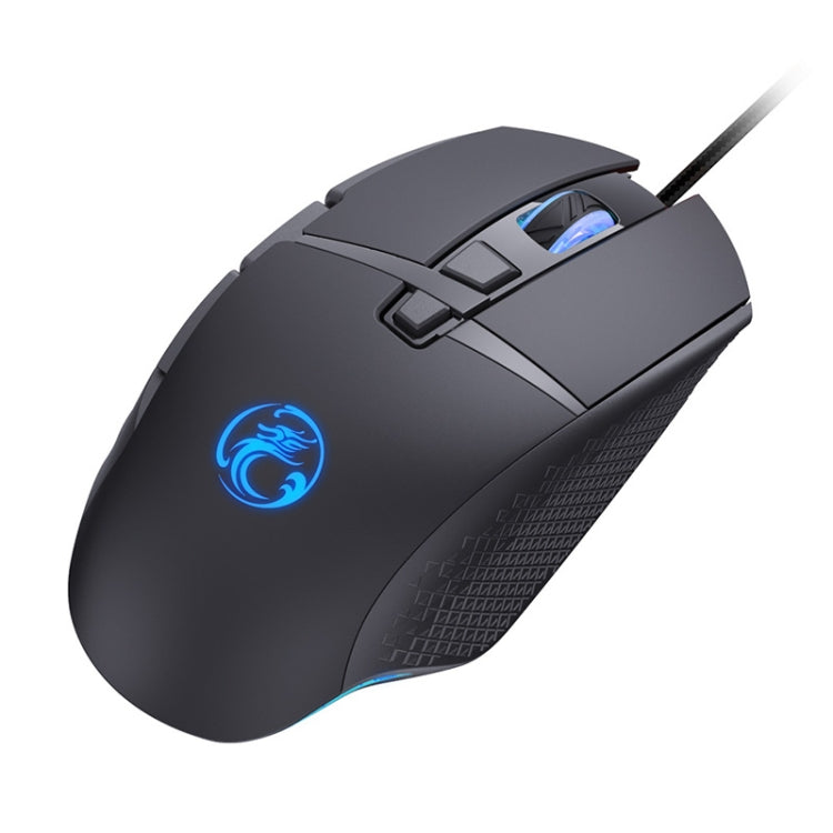 iMICE T91 Ratón luminoso para juegos con cable USB, 8 teclas, 7200 ppp, longitud del cable: 1,8 m