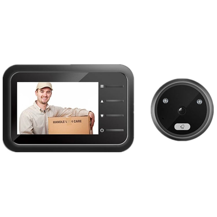 ASY-99 Timbre con vídeo electrónico para el hogar con ojo de gato inteligente de alta definición de 2,4 pulgadas