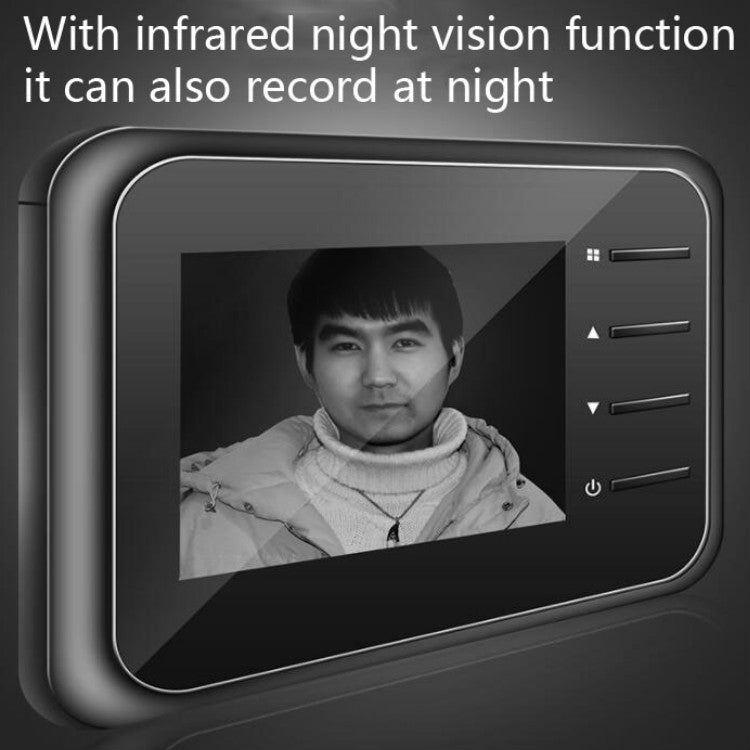 ASY-99 Timbre con vídeo electrónico para el hogar con ojo de gato inteligente de alta definición de 2,4 pulgadas