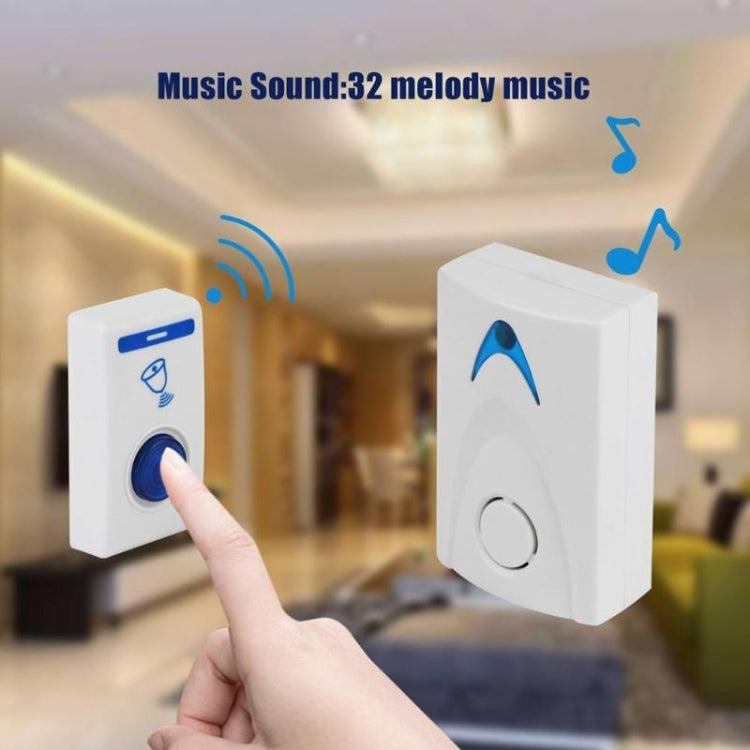 AST-15 Timbre inalámbrico para el hogar 1 en 1 Timbre electrónico con control remoto de larga distancia Buscapersonas antiguo