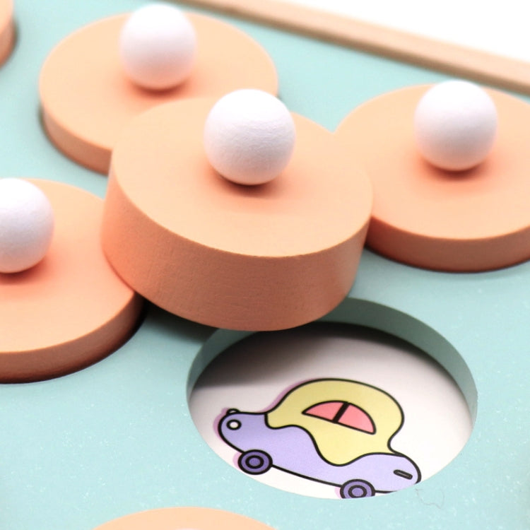 Juguetes educativos de educación temprana para niños, juguetes de desarrollo de inteligencia de ajedrez con memoria de madera, Number and Letter