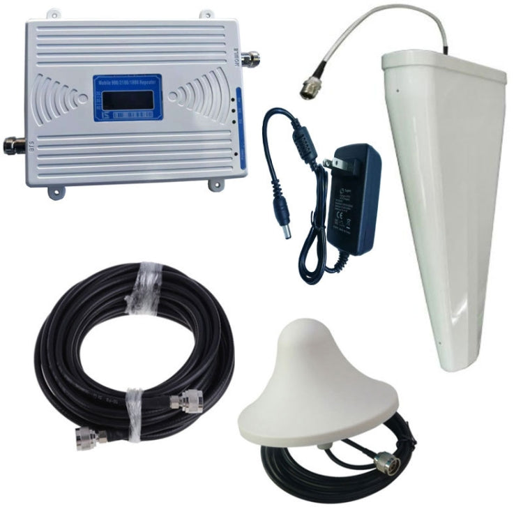 A002 Amplificador de señal de teléfono móvil 3 en 1 4G, Full Set