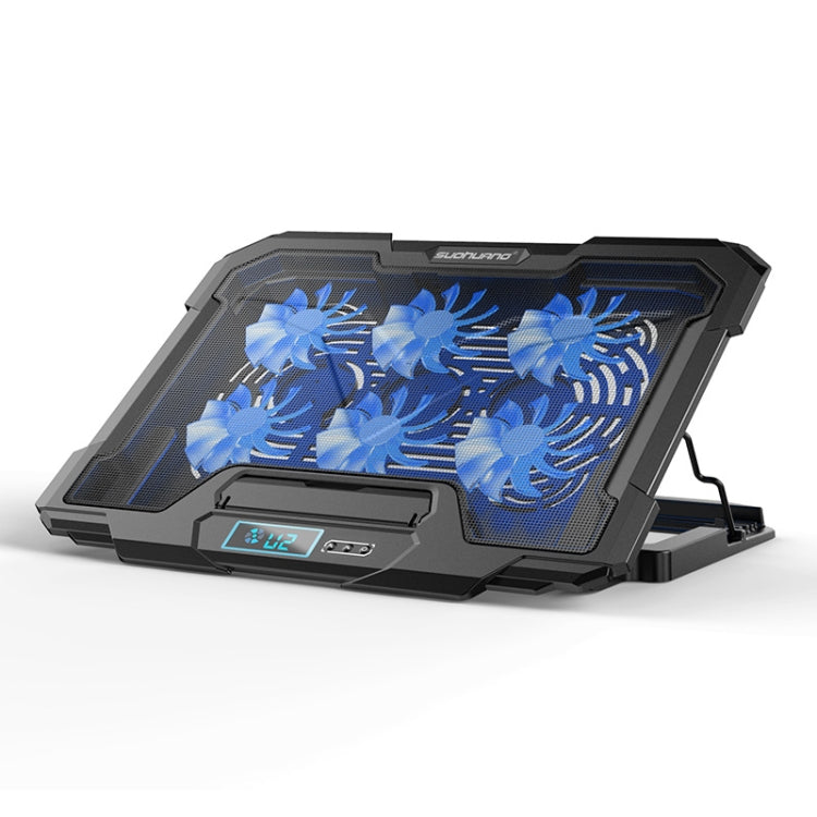 Suohuang Notebook Cooler Gaming Notebook Base de refrigeración Soporte de ventilador de escape para portátil