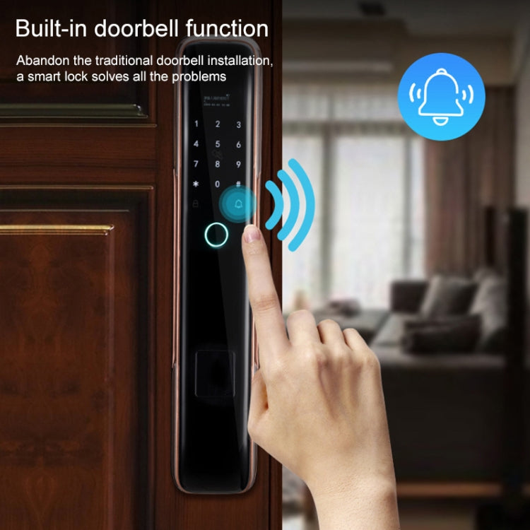 Wifi inteligente antirrobo huella digital contraseña bloqueo teléfono móvil Control remoto cerradura electrónica cerradura de tarjeta magnética, SM-SL608 Semi-automatic Black, SM-SL708 Semi-automatic Black, SM-SL808 Automatic Black                     ...