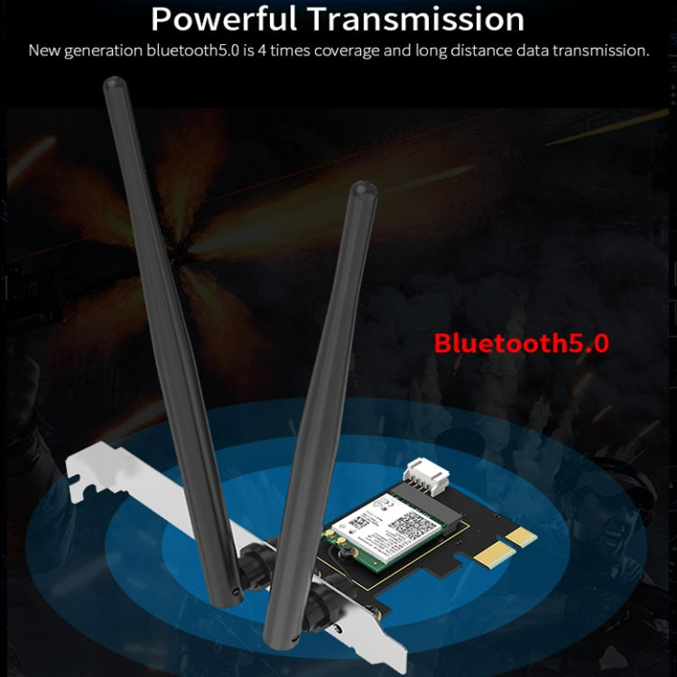CF-AX200 SE 3000Mbps PCI-E Tarjeta de red inalámbrica Bluetooth de doble banda de frecuencia