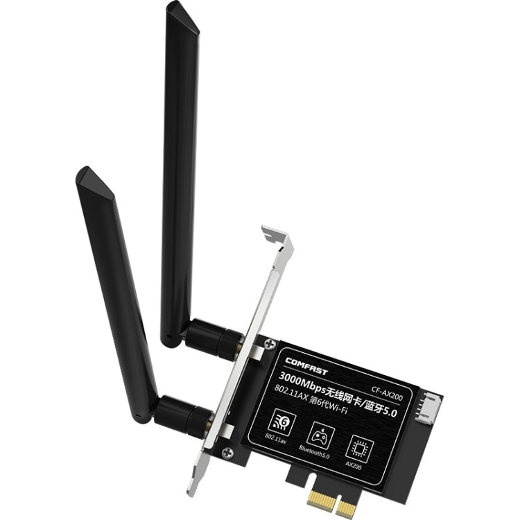 COMFAST Gaming Game 3000Mbps Gigabit Computadora de escritorio inalámbrica de doble frecuencia Tarjeta de red inalámbrica PCIE, AX200, AX200 PRO