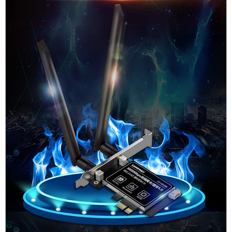 COMFAST Gaming Game 3000Mbps Gigabit Computadora de escritorio inalámbrica de doble frecuencia Tarjeta de red inalámbrica PCIE, AX200, AX200 PRO