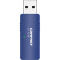 COMFAST CF-727B 1300Mbps Doble Frecuencia Gigabit USB Transmisor Receptor de Escritorio Portátil Bluetooth V4.2 + Tarjeta de Red Inalámbrica WiFi