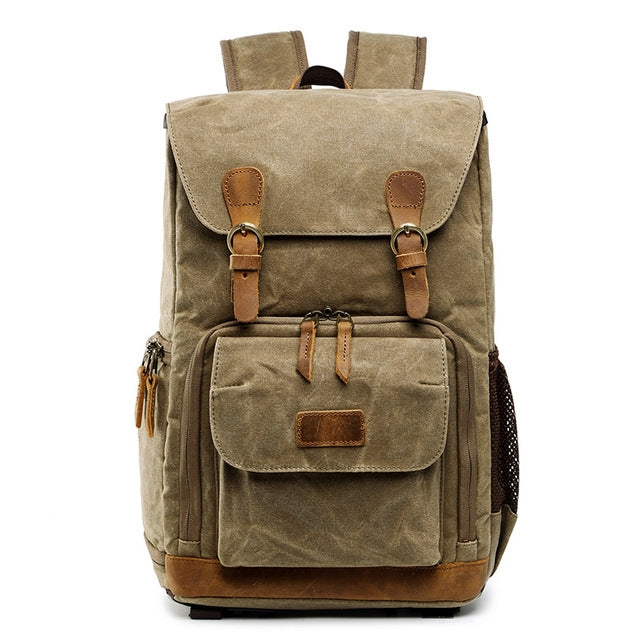 Bolsa de fotografía impermeable de lona Batik, mochila grande resistente al desgaste para exteriores para cámara fotográfica, mochila para hombres para Nikon/Canon/Sony/Fujifilm