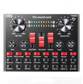 Tarjeta de sonido V8S, teléfono móvil, ordenador, ancla, micrófono de grabación de canciones en vivo K, English Version, V8S  + Golden Net BM700 Set, V8S  + Black Bet BM700 Set