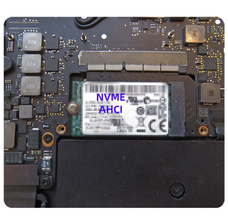 Tarjeta adaptadora NVMe M.2 NGFF SSD de 2 piezas para MacBook Pro de 13,3 pulgadas A1708 (2016 - 2017)