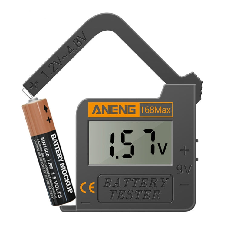 2 uds ANENG 168MAX probador de batería portátil probador de energía de batería de alta precisión probador de capacidad de batería