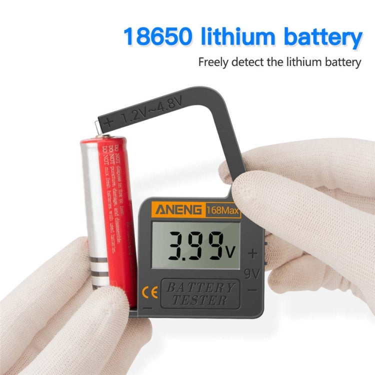 2 uds ANENG 168MAX probador de batería portátil probador de energía de batería de alta precisión probador de capacidad de batería